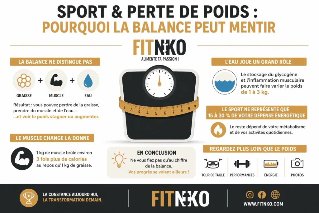 une infographie sur pourquoi votre balance vous ment ?